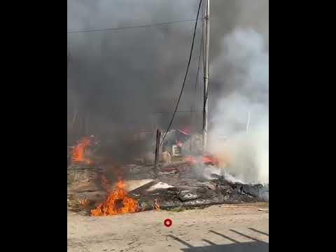 شاهد بالفيديو.. حريق يلتهم عدداً من الخيام داخل مخيم هرشم في أربيل
