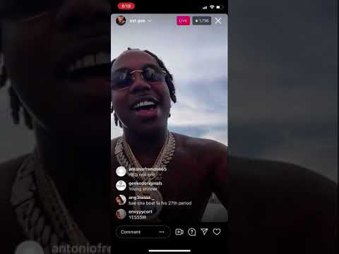 Est Gee -celebrates 27th birthday on yacht