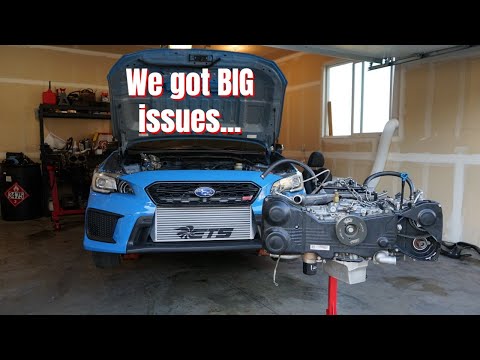 Tearing into The BROKEN 8 Second STI Engine!