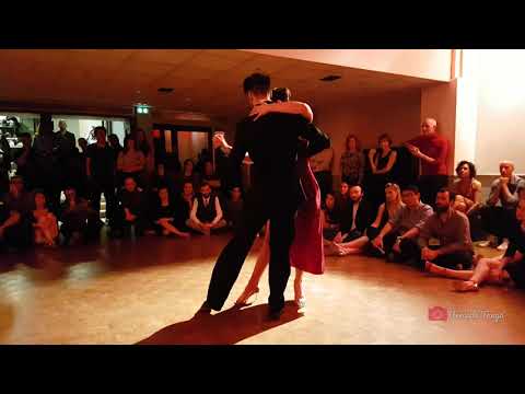  Aurore Chadoin  and  Sebastián Motter  are  dancing  to  the  tango  "  Hasta El Ultimo Tren  "  by  Osvaldo Pugliese  in  2020