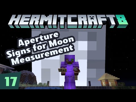 HermitCraft 8 ep 17 – Moon Measurement! Aperture Signs!