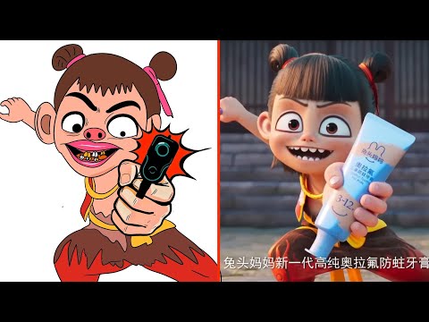 Ne Zha 2 Behind the Scenes Funny Drawing Meme | Funny Ne Zha 2