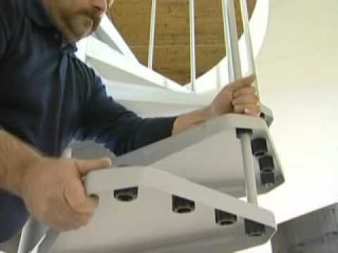 montáž schodiště Arké Civik - www.dvere.cz