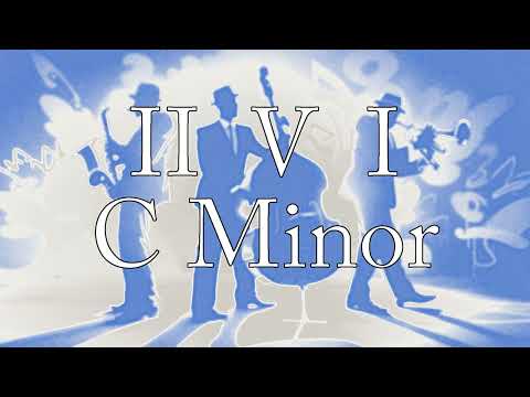 2 5 1 C Minor | Jazz Backing Track | Dm7b5 | G7 | Cm7 |