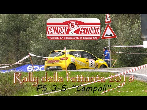 Rally della Fettunta 2018 - All classified crews (SS 3 - 5 "Campoli")