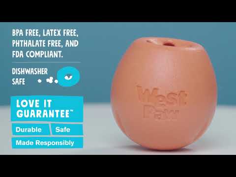 Игрушка для собак West Paw Zogoflex Rumbl для лакомства большой 10 см Зеленый (BZ041JGR) - фото 1 - id-p1897448317