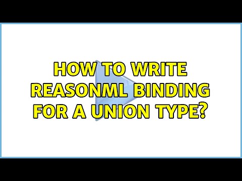 How to write reasonml binding for a union type?