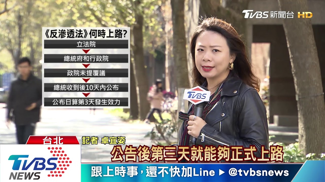 《反滲透法》最快選前上路 藍委:新版戒嚴法