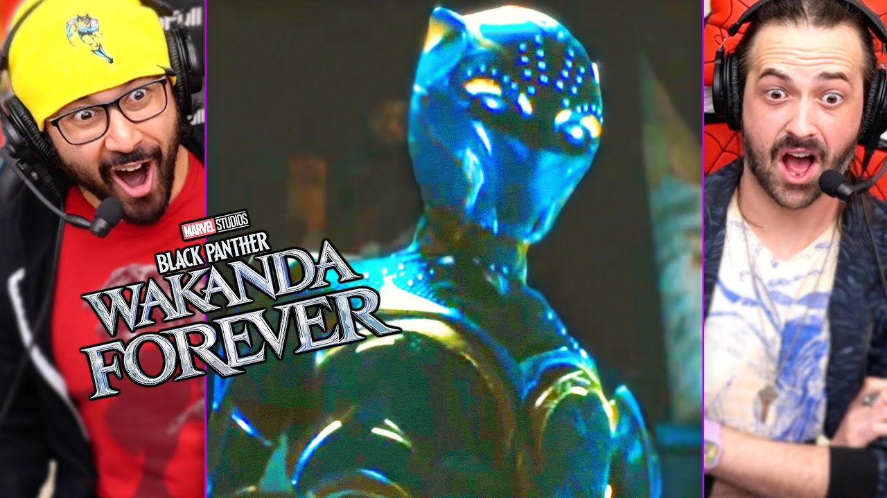 BLACK PANTHER: WAKANDA FOREVER TRAILER REACTION!! Marvel Studios Official | Shuri Suit Reveal