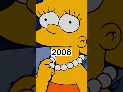 Evolution of Lisa Simpson