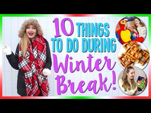 10 Things to do during Winter Break + HUGE GIVEAWAY!! Video