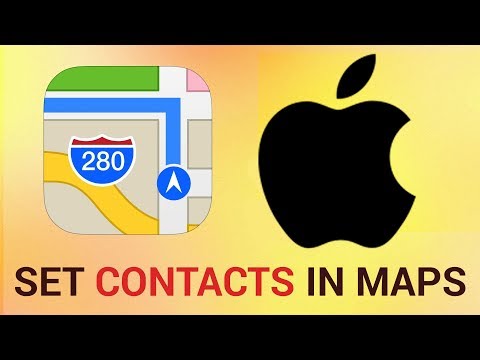 How to Set Contacts for Home, Work & Favorites in Maps...