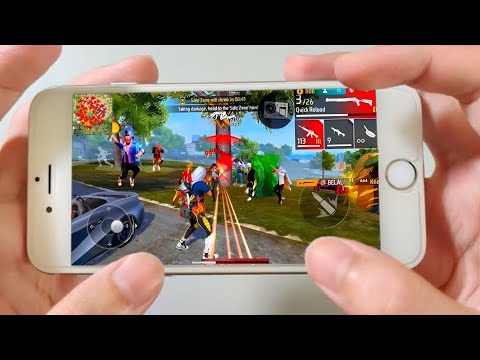 iphone 7 free fire 2025 gameplay test full hight ultra graphic handcam 22kill