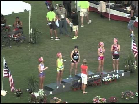 Girls 1 Mile Championship Awards - New Balance Outdoor Nationals 2012
