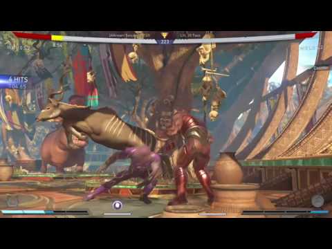 Darkseid Takes a Pounding (Honeybee-like Combo included)