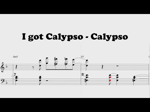 I Got Calypso - Sheet piano music | PDF download