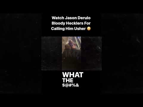 WATCH Jason Derulo Bloody Hecklers 😳