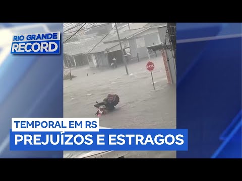 Ciclone extratropical provoca destruição no Rio Grande do Sul