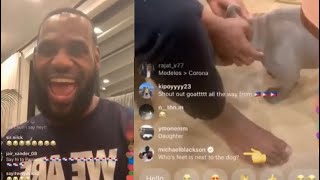 LeBron gets ROASTED by Michael Blackson, LeBron can’t stop laughing