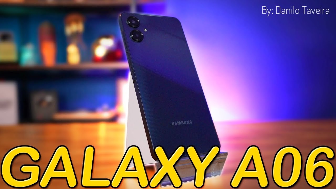 CHEGOU! Samsung GALAXY A06 - o NOVO CELULAR BARATINHO! Unboxing e Impressões