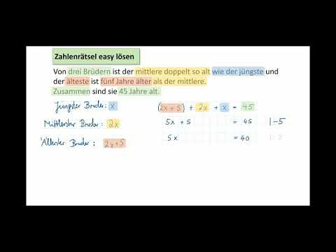 Zahlenrätsel easy lösen