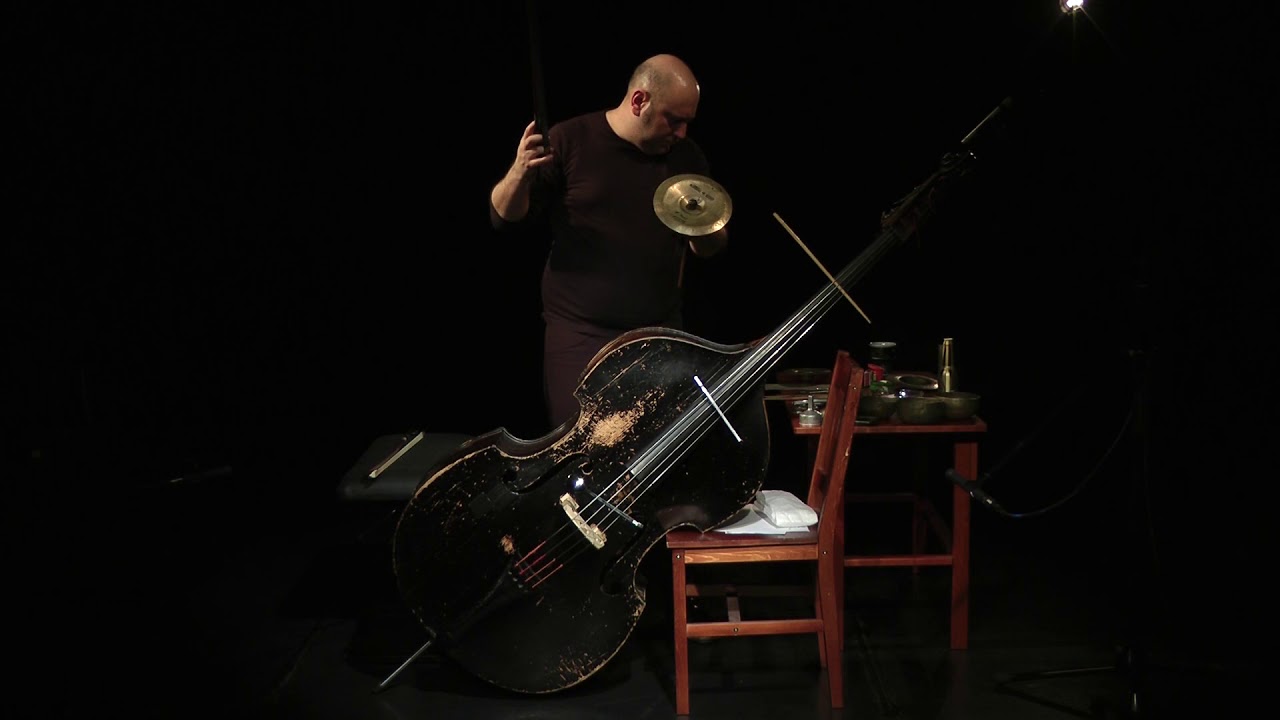 Raed Yassin Solo Double bass in Ljubljana