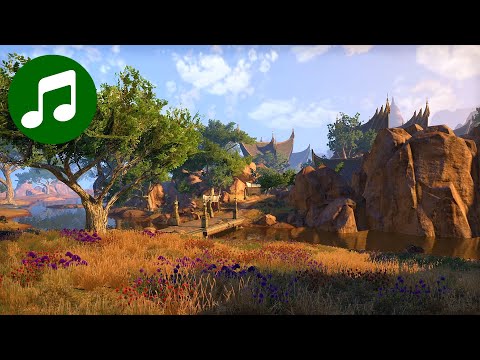 ELDER SCROLLS ONLINE: ELSWEYR Ambient Music & Ambience 🎵 Outside Riverhold (ESO Soundtrack | OST)