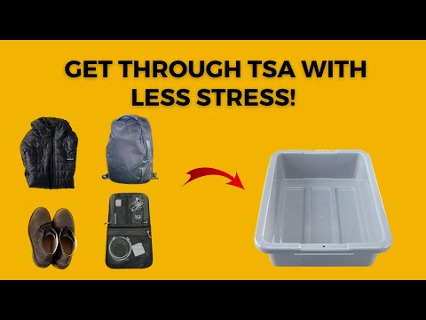 7 Tips for Getting through Airport Security with LESS STRESS | TSA Hacks!