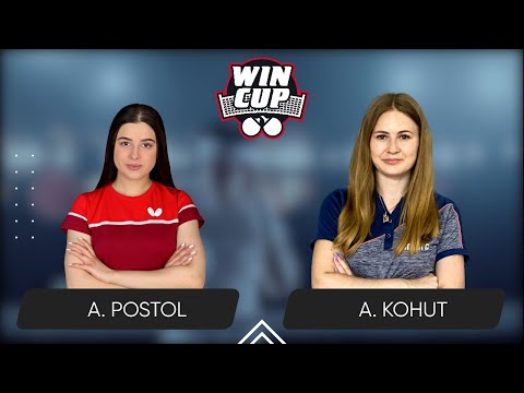 10:30 Anastasiia Postol - Alina Kohut West 1 WIN CUP 06.07.2024 | Table Tennis WINCUP