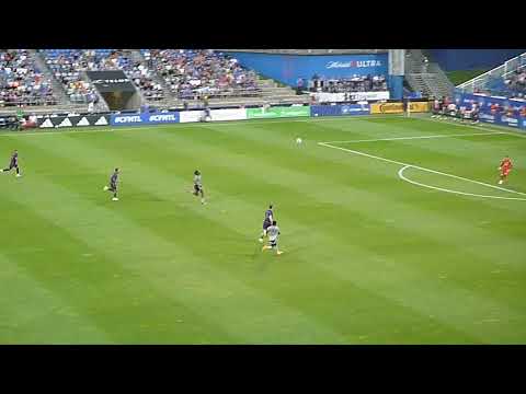 Chinonso Offor of CF Montreal (Impact) scores vs. Charlotte FC 7/15/23