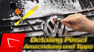 Detailing Pinsel Anwendung ADBL Workstuff ValetPRO- die sinnvolle Ergänzung im Waschset