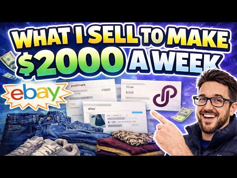 FalkonFinds YouTube — reseller earning $2000 a week on eBay and Poshmark with Snappyit AI photos