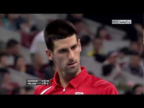 Novak Djokovic 4 Aces en un mismo game (Beijing QF vs Melzer) HD