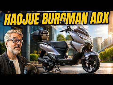 PREÇO ASSUSTA? NOVA BURGMAN 125 VOLTOU! CONHEÇA A HAOJUE ADX 125 A SCOOTER QUE VAI DOMINAR A CIDADE?