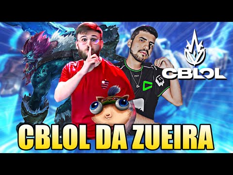 ROBO HUMILHANDO A RED E VIRADA IMPOSSÍVEL DO FLAMENGO - CBLOL DA ZUEIRA