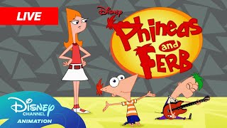 Download lagu 🔴 LIVE! Phineas and Ferb Season 1 Full Episodes! | @disneychannelanimation  ​ mp3