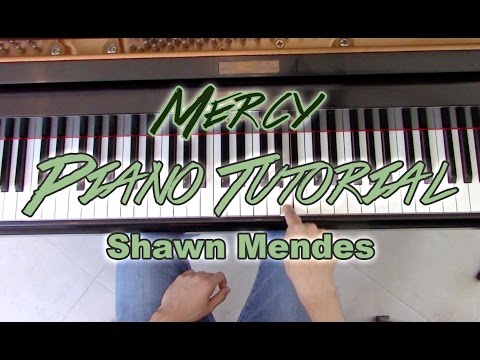 "Mercy" | Piano Tutorial + Sheet Music | Shawn Mendes
