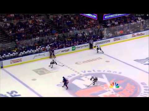 Kyle Okposo SH goal-Penguins versus Islanders Game 3 5/5/13