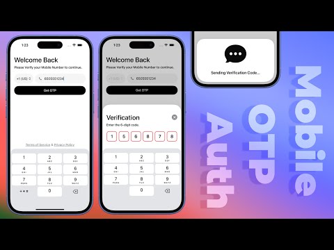 Login Page UI + Firebase Phone Auth | OTP | Xcode 26 | SwiftUI Tutorials thumbnail