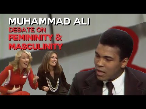 Muhammad Ali Debate on Femininity And Masculinity /w Billie Jean King On Mike Douglas Show (1973)