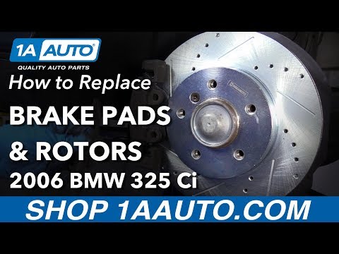 How to Replace Front Brakes 01-06 BMW 325Ci