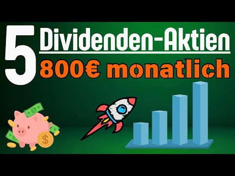 5 Dividenden Aktien 800 € monatlich!💸✅ Millionär 2026 werden