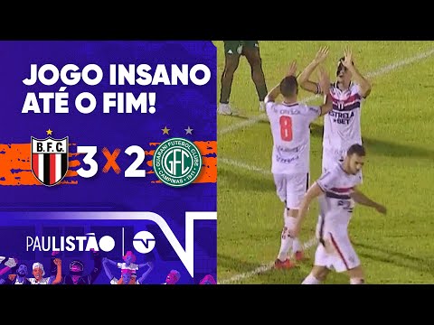 O GOLAÇO DA RODADA E DOIS GOLS NOS ACRÉSCIMOS! BOTAFOGO-SP 3 X 2 GUARANI | PAULISTÃO