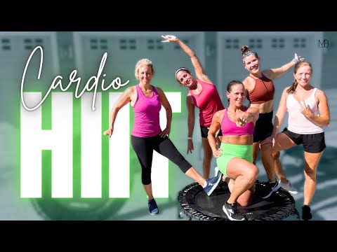35 MIN Fat Burning HIIT CARDIO Rebounder | at Home Trampoline Workout | Intermediate