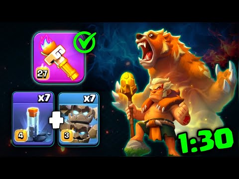 NEW META After Update | Heroic Torch With Meteor Golem Spam attack Strategy Is Insane With Totem!