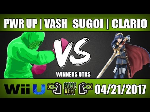PWR Up | Vash (Little Mac) vs Sugoi | Clario (Lucina) - Wii U Winners Qtrs SIU