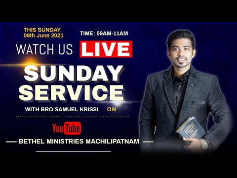 #0161 | Sunday Service 06th June 2021 | Samuel Krissi.