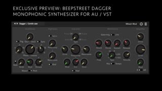 Video thumbnail for Exclusive Preview: BeepStreet Dagger Synthesizer (VST/AU) by SYNTH ANATOMY