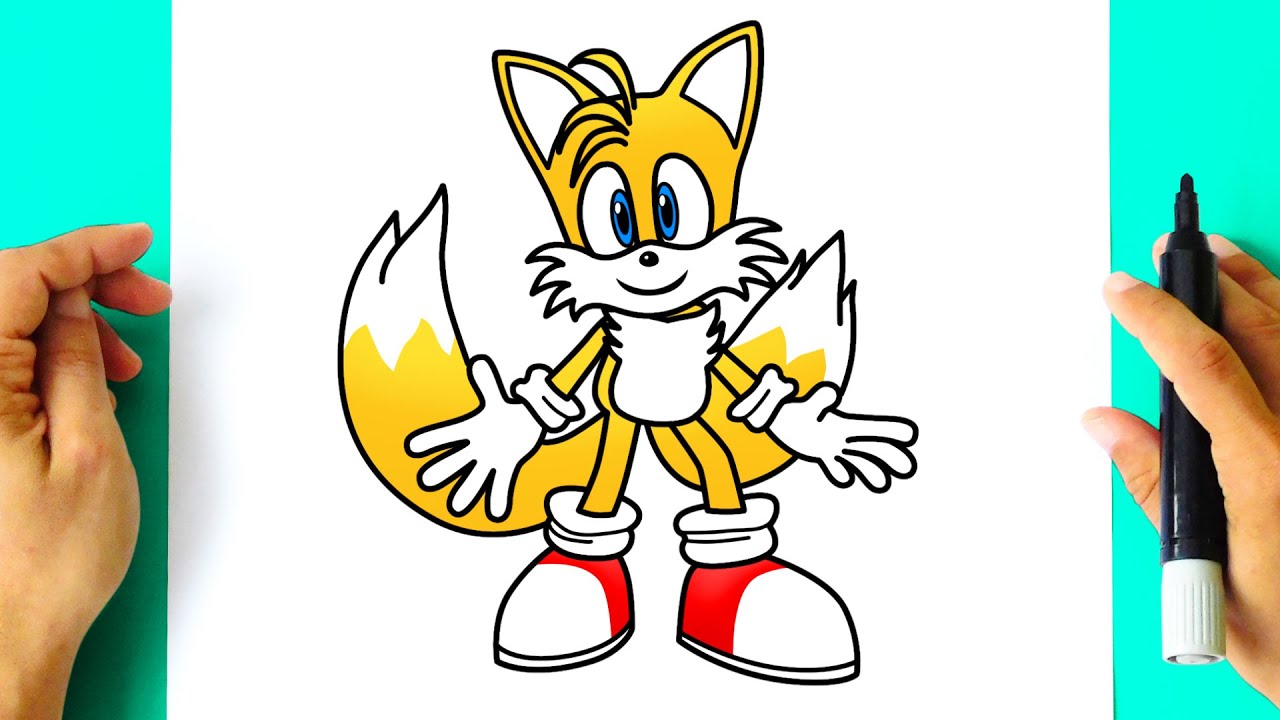 How to DRAW TAILS - Sonic the Hedgehog