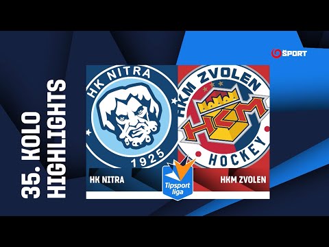 35. kolo: HK Nitra - HKM Zvolen 3:5 (2:0, 1:2, 0:3)